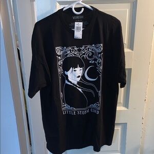 Men’s Black Graphic Tee - Short Sleeve Wednesday Jenna Ortega size XL